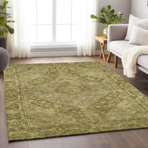 Addison Rugs Chantille Indoor/Outdoor Traditional Border Aloe Machine Washable Rectangle Rug, 10' x 14'