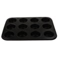 thumbnail image 2 of Bandeja De Magdalenas Para Horno Magdalena Molde Para Hornear Molde Antiadherente Utensilios Para Hornear 6/12 Tazas 12 agujeros grande negro Baoblaze Mini Cake Pan, 2 of 8