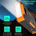 thumbnail image 2 of Portable 99900mAh 12V LCD 2 USB Car Jump Starter Charger Vehicle Battery Booster Power Bank LED Flashlight, 2 of 6