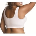 thumbnail image 2 of Just My Size Pure Comfort Pullover Wirefree Bra Tonal Diamond Pattern, 2 of 3