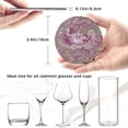 thumbnail image 6 of Jouy Pattern Coasters With Leather Holder Set Of 6 Round Coasters for Home and Kitchen Decor, 6 of 7
