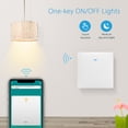 thumbnail image 3 of Temporización On/Off Tuya WIFI Push Button 1/2/3 Gang 2.4G WiFi Smart Light Switch Hugtrwg  Para estrenar, 3 of 9