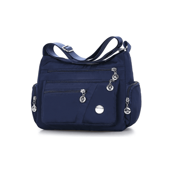 Bolso Bandolera De Mujer De Color Liso De Estilo Coreano Xtellar azul