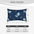 thumbnail image 6 of Bixox Space Dinosaur Printed Pillow Protector,Super Soft Ideal for Home,Guests,Rentals - 16"x24", 6 of 8
