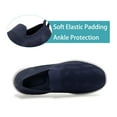 thumbnail image 5 of Flatgios Women's Walking Running Slip-On Lightweight Sneaker, Casual Tennis Shoes Blue, 7.5, 5 of 5