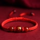 thumbnail image 1 of Pulsera de cuerda roja del zodiaco Ágata roja natural para el año de nacimiento de hombres y mujeres, 1 of 6