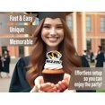 thumbnail image 4 of Suministros De Fiesta De Missouri Para Regalo De Cumpleaños De Fútbol, ​​Pancarta Y Decoración Para Tartas (42 Piezas) (Mizzou Tigers), 4 of 5