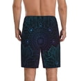 thumbnail image 3 of Bixox Men's Boho printed lightweight casual shorts, soft sleep shorts with pockets., 3 of 7