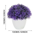 Artificial Flower, Artificial Centerpiece In Pot Mini Decorative Potted