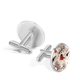 thumbnail image 3 of Valentine's Day Men's Cufflink Set in Stainless Steel for Formal Attire and Business Meetings, 3 of 6