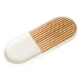 thumbnail image 2 of yotijay Dessert Tray Bathroom Pastry Dish for Cookies Coffee Shop Pantry Organization White, 2 of 9