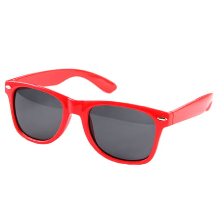 Easy Matching Sunglasses Classical Unisex Eyewear Eyeglasses Dark Glasses - Adult Type Black Frame + Red