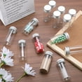 thumbnail image 4 of 24 frascos pequeños con tapa de rosca de aluminio, mini frascos de vidrio de 30 ml, viales de vidrio, frascos pequeños con cuentas de vidrio, botellas selladas de vidrio transparente., 4 of 9