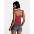 thumbnail image 3 of No Boundaries Sequin Lace Trim Cami Top, Women's XXS-XXL, 3 of 5