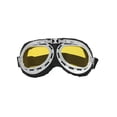 thumbnail image 2 of Retro Vintage Aviator Pilot Motorcycle Cruiser Scooter Biker Goggles For Outdoor, 2 of 4
