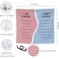 thumbnail image 6 of Pink and Blue Mental Health Tapestry Wall Hanging, Therapy Office Decor, I Can Cannot Control Mental Health Wall Blanket Decor for Therapist Counselor Office Classroom, 50x60 Inch, 6 of 6
