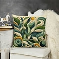 thumbnail image 2 of Tropical Leaves Throw Pillow Covers  Summer Palm Leaf Sunset Decorative Pillows Case Soft Velvet Cushion Covers for Outdoor Couch Sofa Patio Decor, 2 of 5