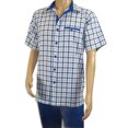 thumbnail image 4 of Men 2pc Walking Leisure Suit Short Sleeves By DREAMS Fancy 283-11 Royal Blue, 4 of 9
