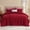 Red, variant on Aisbo Fleece Twin Comforter Set, Fluffy Bed Set, Red, Super Soft and Warm Bedding, Luxury Fuzzy Faux Fur Comforter for Winter, with 1 Pillowcase