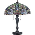 thumbnail image 2 of Chloe Lighting Libby Stained Glass 2 Light Victorian Table Lamp 18 Inch Shade, 2 of 2
