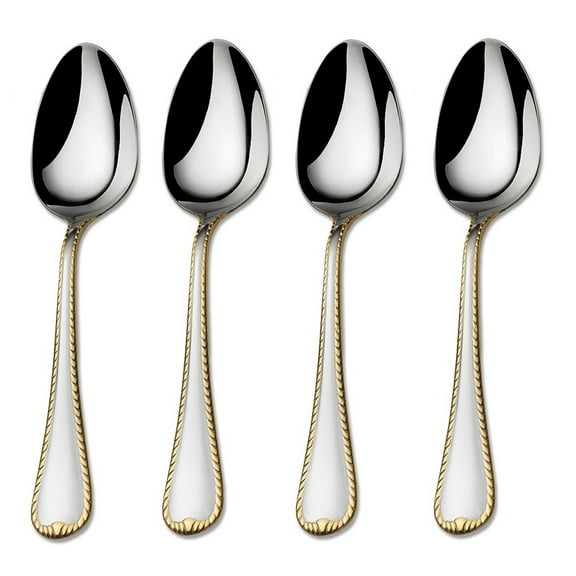 Mikasa Cameo Gold 18/10 Stainless Steel Teaspoon (Set of Four)