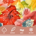 thumbnail image 4 of Head Scarf for Women,27.5 Inches Pioneer Colorful Flowers Square Like Head Scarf for Women,Silk Bandana Hair Wrap Neck Scarf for Women's, 4 of 6