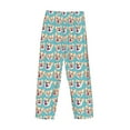 thumbnail image 4 of Kdxio Cute Corgi Head Print Men's Sleep Pajama Pant Lounge Pants with Pockets, 4 of 8
