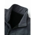 thumbnail image 4 of KVE Men's Softshell Vest Windproof Lightweight Golf Vest Outerwear with Pockets, Sleeveless Jacket for Sports Grey XX-Large, 4 of 9