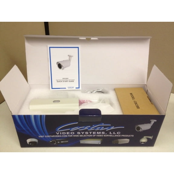 Pre-Owned Costar Ip66 Outdoor Bullet CCTV Camera Cbc3650 Kit 5-50mm Lens 700 TVL 24v AC