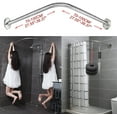 Sikaiqi Stretchable 304 Stainless L Shaped Bathroom Bathtub Corner