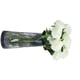 thumbnail image 4 of Simulación de flor de rosa artificial, decoración floral, oficina en casa, tela de boda, flor falsa, blanco 10 Piezas kenally HA8916-05B, 4 of 6
