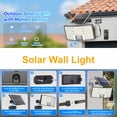 thumbnail image 5 of Solar Lights Outdoor, 2 Pack 5500LM Motion Sensor Solar Flood Lights Security Lights, Waterproof Outdoor Lights Solar Powered, 270° Wide Angle Flood Wall Lights for Yard,Patio,Garden,Garage, 5 of 8