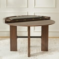 thumbnail image 3 of Georgio Dining and Poker Foldable 5-piece Set with Black Faux Leather Insert, 3 of 10