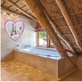 thumbnail image 5 of Heart Neon Mirror - Heart Wall Decor, USB Powered LED Light in Pink, 13"x13" Decorative Wall Mirror. Ideal for Bedroom, Girls Room, Party, Studio, Store Decor. Great Birthday Gifts, 5 of 6