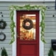thumbnail image 1 of Enredaderas artificiales navideñas, plantas artificiales, pinos y cipreses, chimenea artificial, escalera decorativa., 1 of 5