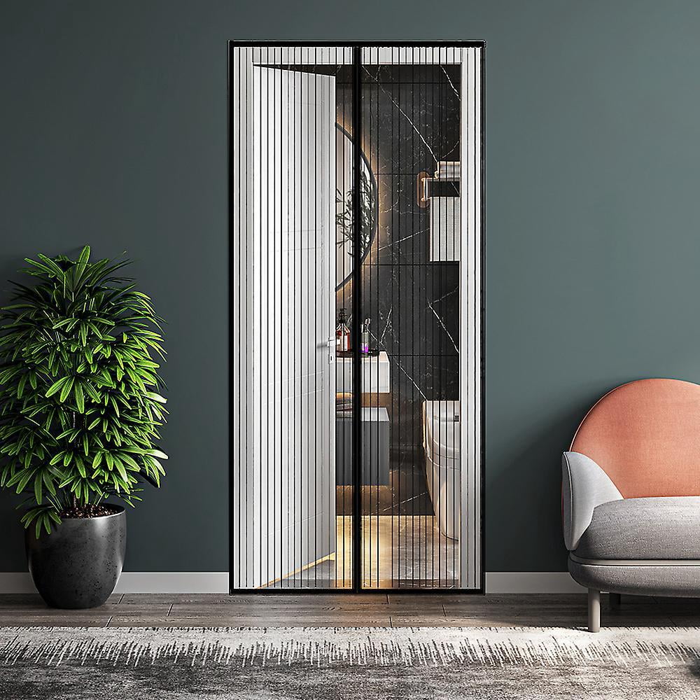 Magnétique Moustiquaire Porte 150 X 250 Cm Fermeture Automatique Auto Adhésif Dinstallation