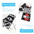 thumbnail image 2 of EeaseCA 2pcs Baby Cloth Book Pram Toy High Contrast Baby Toy Enlightenment Cloth Book, 2 of 7
