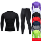 thumbnail image 2 of Pantalones largos ajustados para hombre, de secado rápido, elásticos, para correr, de compresión, para ciclismo, baloncesto, traje deportivo, pantalones de capa base, 2 of 5