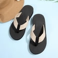 thumbnail image 7 of Agkizg Womens Beach Flip Flops, Thong Sandals, Plus Size Flat Flip-Flops Solid Color Round Open Toe Thong Sandals Casual Beach Indoor Outdoor Summer Slippers, 7 of 7