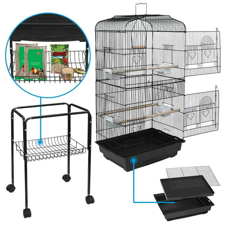 洋楽 CAGE Amazon.com : ZENY 68-Inch Birdcage, Playtop Parrot Cage