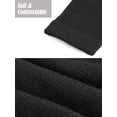 thumbnail image 4 of Deago 3 Pairs Extra Wide Diabetic Socks for Men Women Non-Binding Over the Calf Knee High Sock Neuropathy Hospital Swollen Socks with Cushioned Sole (Black), 4 of 9