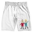 thumbnail image 6 of South Park Terrance And Phillip Men's White Sleep Pajama Shorts-Small, 6 of 7