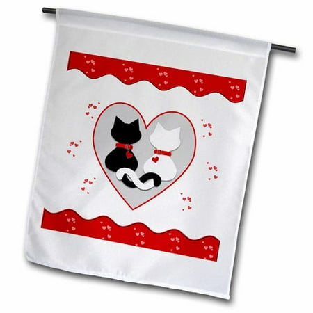 3drose Cute Red Hearts Valentine Cat Couple Garden Flag 18 By 27 Inch From Daily Mail - Small Valentine Garden Flags 3drose Cute Red Hearts Valentine Cat Couple Garden Flag 18 By 27 Inch From Daily Mail - Small Valentine Garden Flags