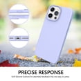 thumbnail image 4 of Funda para teléfono celular GUAGUA iPhone 13 Pro Max 6.7 pulgadas, silicona lila, 4 of 9