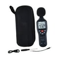 thumbnail image 2 of Medidor de nivel de sonido Medidor de decibeles Rango 30-130 dB Lector de nivel de sonido portátil con bolsa de transporte para fábricas, escuelas y, 2 of 7