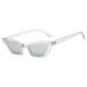 thumbnail image 1 of Gafas de sol de ojo de gato vintage Gafas de terre para Mujer Diseñado por Protección UV Complimentos de Chica - Plata, Ancho de lente 60mm, de lente 36mm, Puente 22mm Transparente Magideal Gafas de sol de ojo de gato vintage, 1 of 7