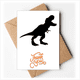 thumbnail image 1 of Fósiles de dinosaurio Tiranosaurio Rex Nota en blanco del sobre de la tarjeta de agradecimiento, 1 of 4