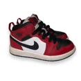 thumbnail image 4 of Ni - ke Air Jordan 1 Mid PS 'Chicago Black Toe' Basketball 640734-069 Toddler 11C, 4 of 5
