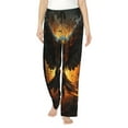 thumbnail image 1 of Balery Cool Black Eagle Pantalones de pijama para mujer, pijamas ultraligeros, pantalones de estar por casa-X-Large, 1 of 6