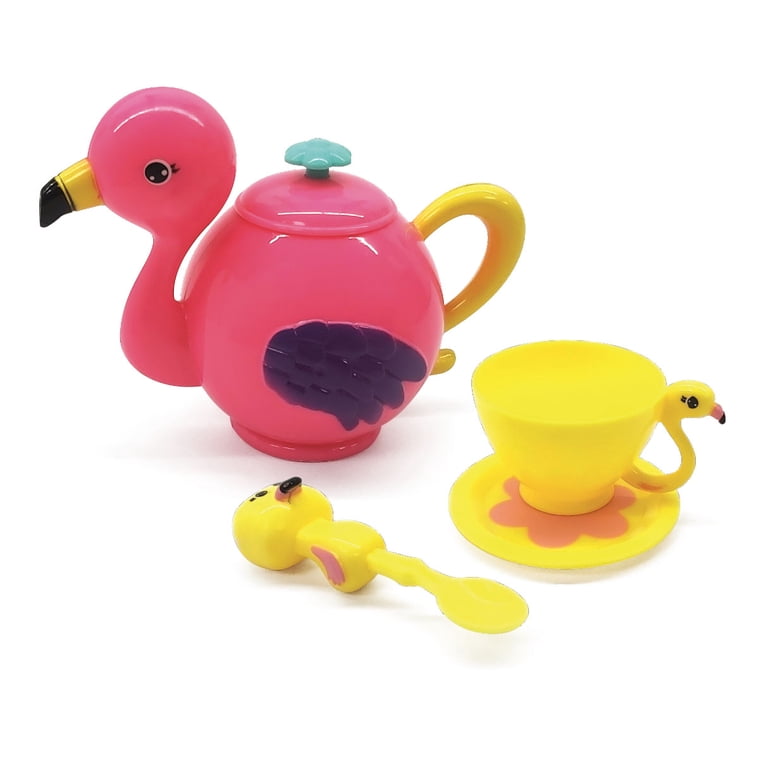ソフビ Fishcat Tisha（ピンクサンセット） Kid Connection Flamingo Pretend Play Tea Set, 17 Pieces - Walmart.com